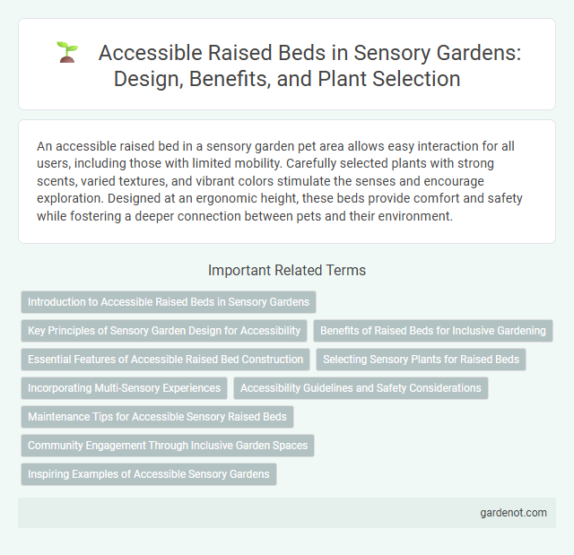 Accessible Raised Beds in Sensory Gardens: Design, Benefits, and Plant Selection