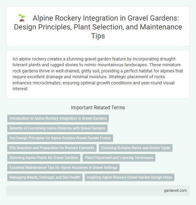 Alpine Rockery Integration in Gravel Gardens: Design Principles, Plant Selection, and Maintenance Tips