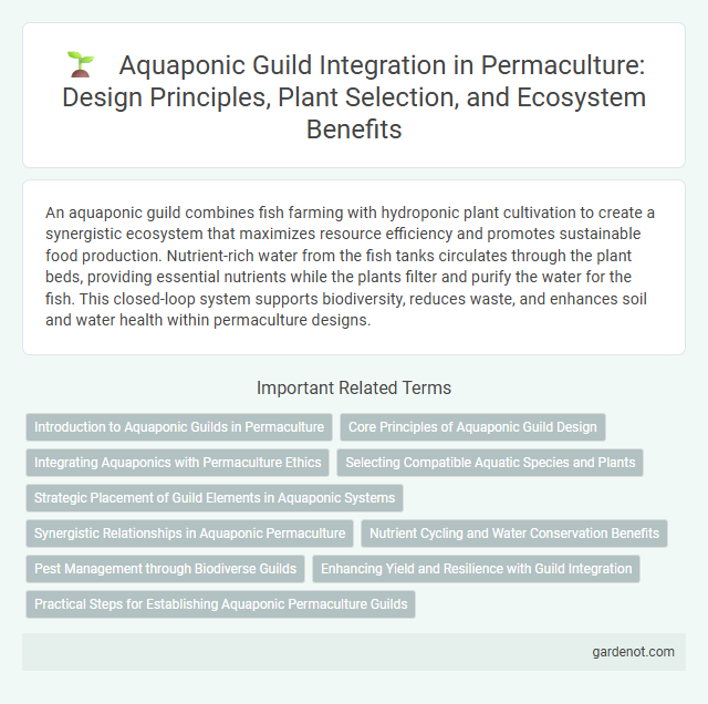 Aquaponic Guild Integration in Permaculture: Design Principles, Plant Selection, and Ecosystem Benefits