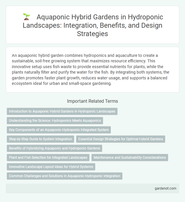Aquaponic Hybrid Gardens in Hydroponic Landscapes: Integration, Benefits, and Design Strategies