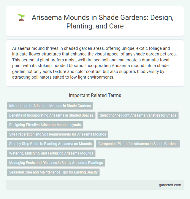Arisaema Mounds in Shade Gardens: Design, Planting, and Care