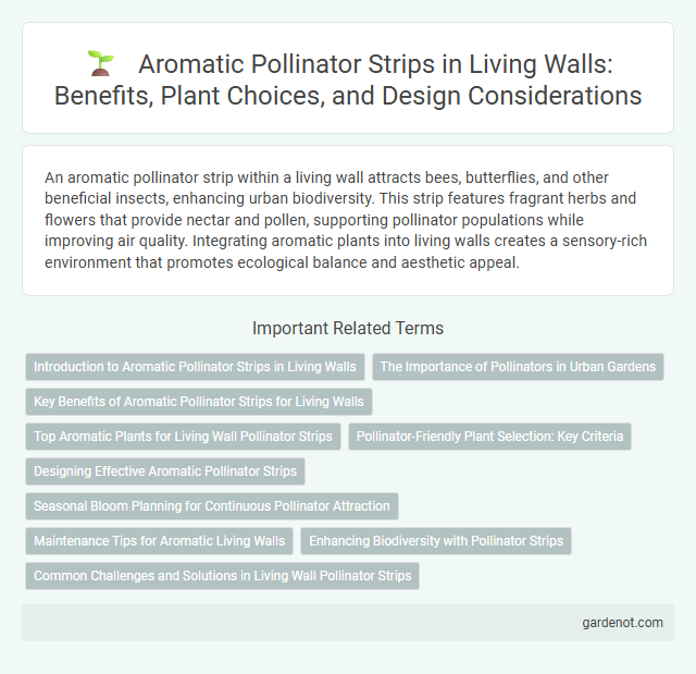 Aromatic Pollinator Strips in Living Walls: Benefits, Plant Choices, and Design Considerations