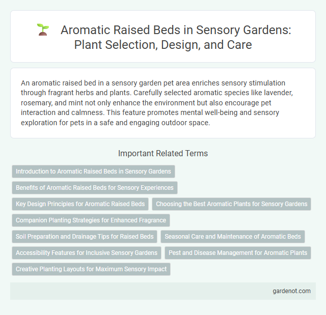 Aromatic Raised Beds in Sensory Gardens: Plant Selection, Design, and Care