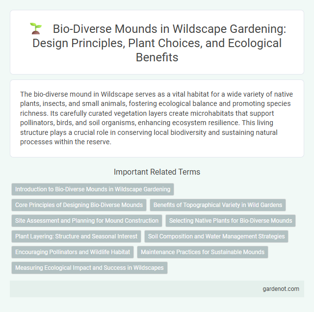Bio-Diverse Mounds in Wildscape Gardening: Design Principles, Plant Choices, and Ecological Benefits
