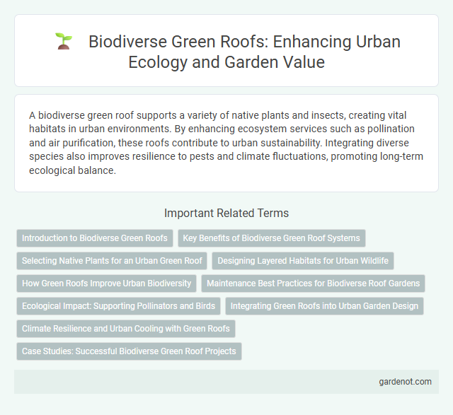 Biodiverse Green Roofs: Enhancing Urban Ecology and Garden Value