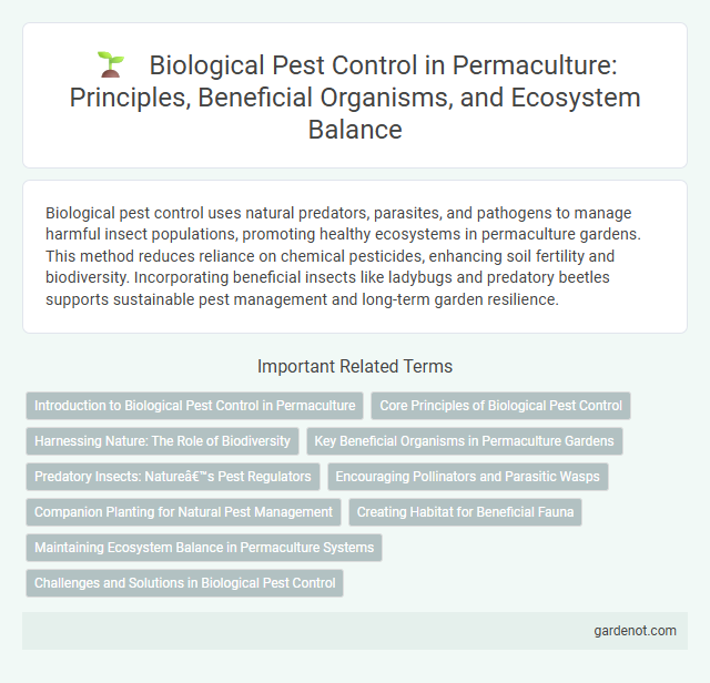 Biological Pest Control in Permaculture: Principles, Beneficial Organisms, and Ecosystem Balance