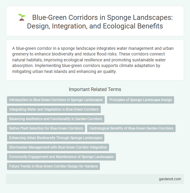 Blue-Green Corridors in Sponge Landscapes: Design, Integration, and Ecological Benefits