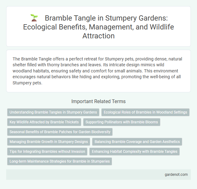 Bramble Tangle in Stumpery Gardens: Ecological Benefits, Management, and Wildlife Attraction