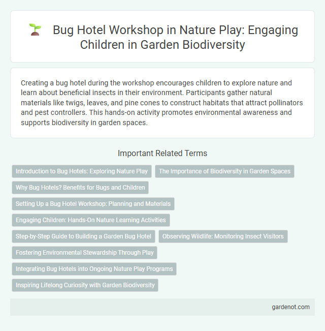 Bug Hotel Workshop in Nature Play: Engaging Children in Garden Biodiversity