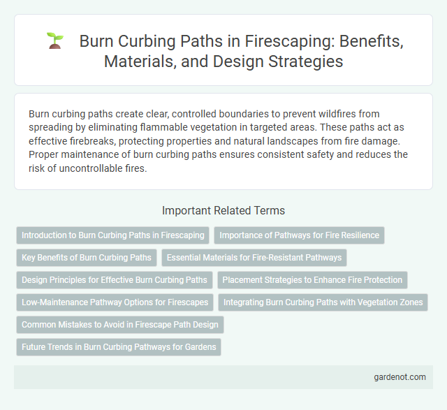 Burn Curbing Paths in Firescaping: Benefits, Materials, and Design Strategies