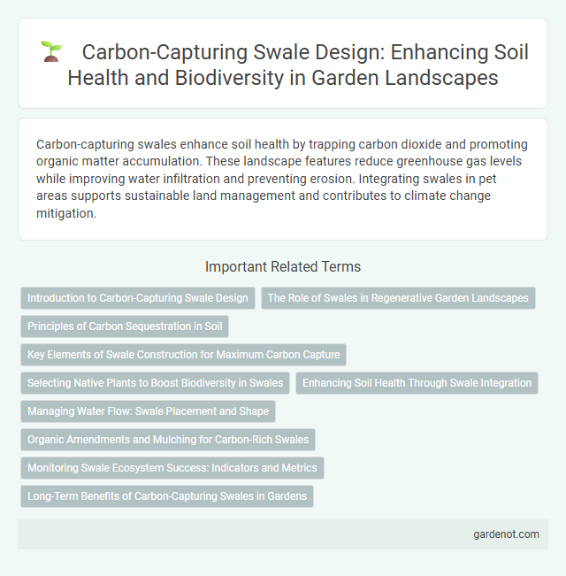 Carbon-Capturing Swale Design: Enhancing Soil Health and Biodiversity in Garden Landscapes