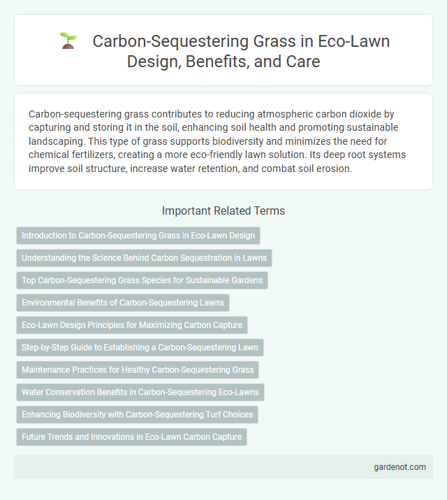 Carbon-Sequestering Grass in Eco-Lawn Design, Benefits, and Care