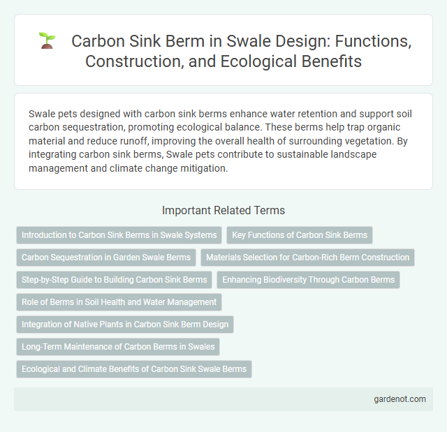 Carbon Sink Berm in Swale Design: Functions, Construction, and Ecological Benefits