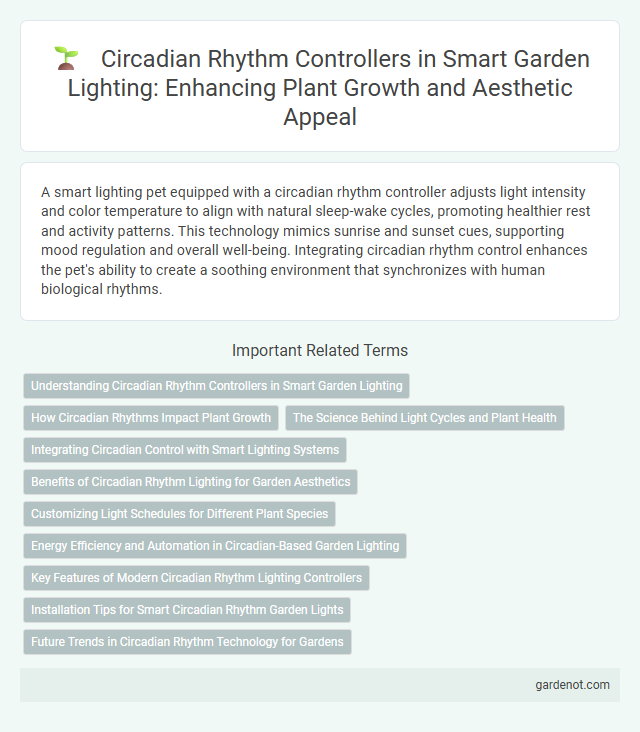 Circadian Rhythm Controllers in Smart Garden Lighting: Enhancing Plant Growth and Aesthetic Appeal
