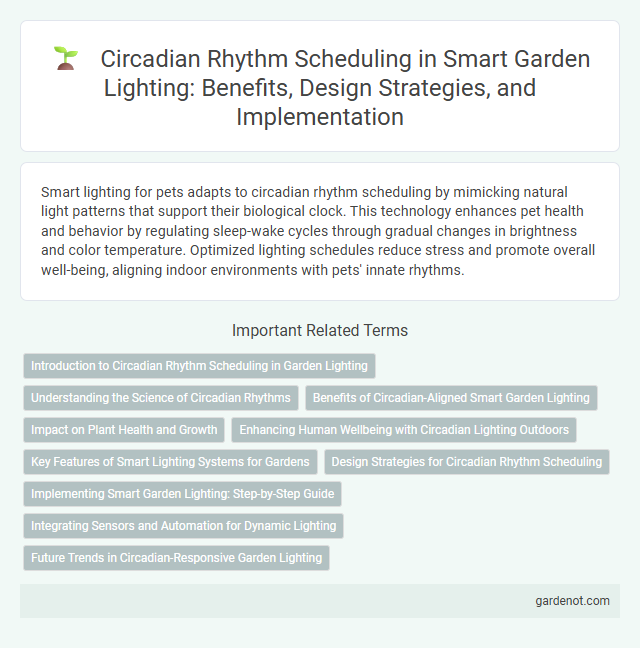 Circadian Rhythm Scheduling in Smart Garden Lighting: Benefits, Design Strategies, and Implementation