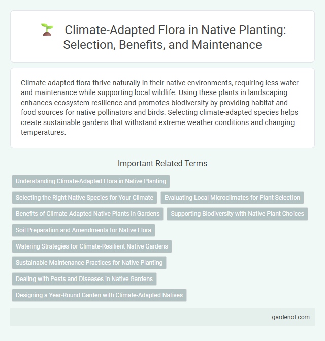 Climate-Adapted Flora in Native Planting: Selection, Benefits, and Maintenance