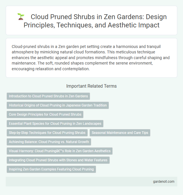 Cloud Pruned Shrubs in Zen Gardens: Design Principles, Techniques, and Aesthetic Impact