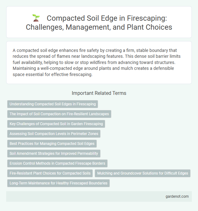 Compacted Soil Edge in Firescaping: Challenges, Management, and Plant Choices