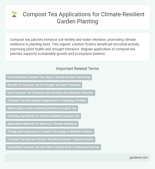 Compost Tea Applications for Climate-Resilient Garden Planting