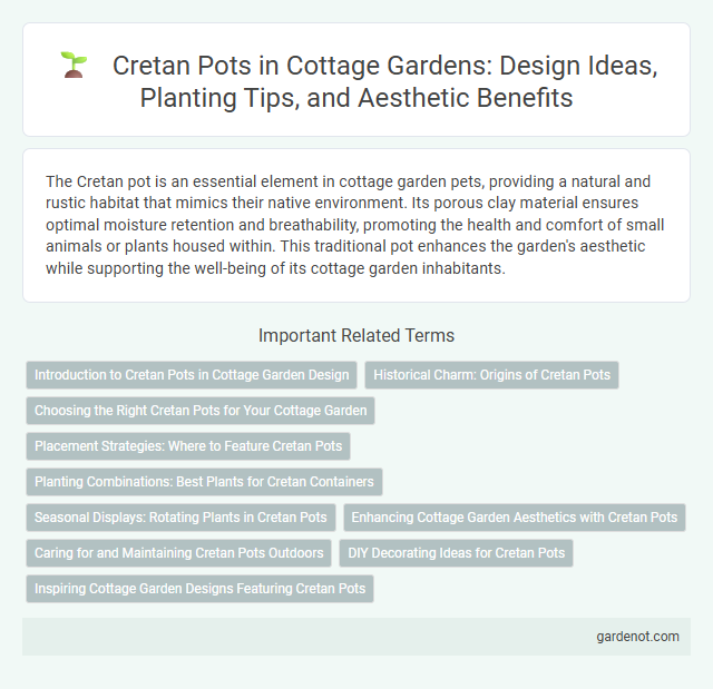 Cretan Pots in Cottage Gardens: Design Ideas, Planting Tips, and Aesthetic Benefits