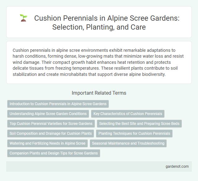 Cushion Perennials in Alpine Scree Gardens: Selection, Planting, and Care