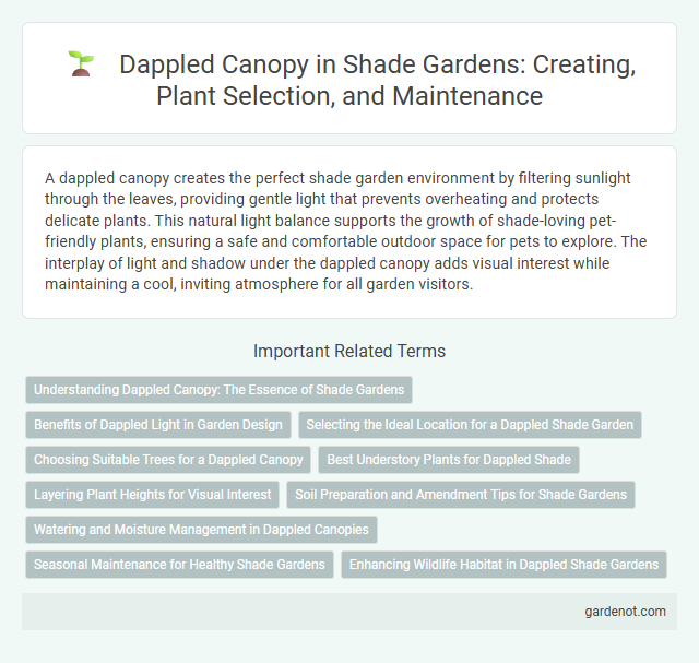 Dappled Canopy in Shade Gardens: Creating, Plant Selection, and Maintenance