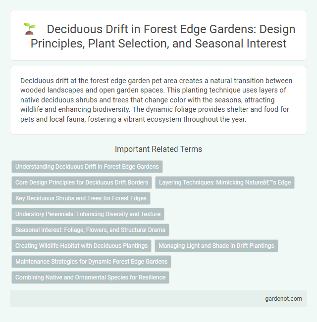 Deciduous Drift in Forest Edge Gardens: Design Principles, Plant Selection, and Seasonal Interest