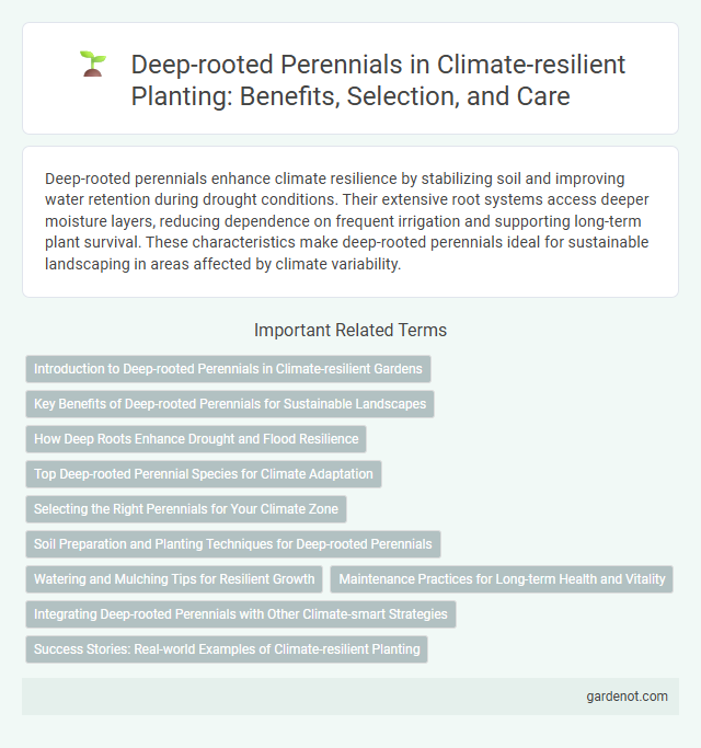 Deep-rooted Perennials in Climate-resilient Planting: Benefits, Selection, and Care