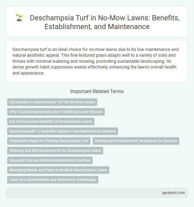 Deschampsia Turf in No-Mow Lawns: Benefits, Establishment, and Maintenance