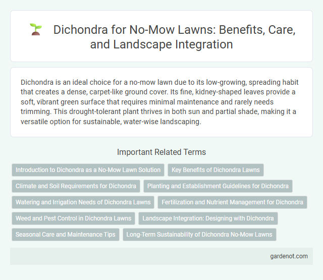 Dichondra for No-Mow Lawns: Benefits, Care, and Landscape Integration