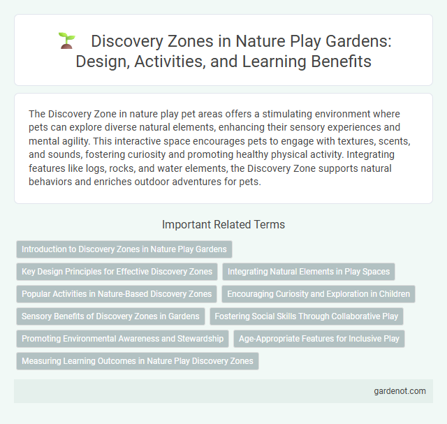 Discovery Zones in Nature Play Gardens: Design, Activities, and Learning Benefits