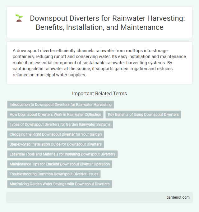 Downspout Diverters for Rainwater Harvesting: Benefits, Installation, and Maintenance