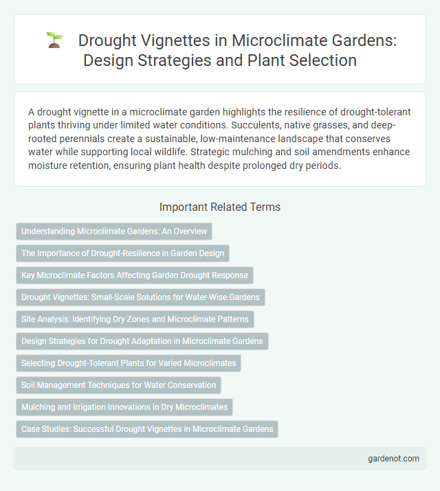 Drought Vignettes in Microclimate Gardens: Design Strategies and Plant Selection