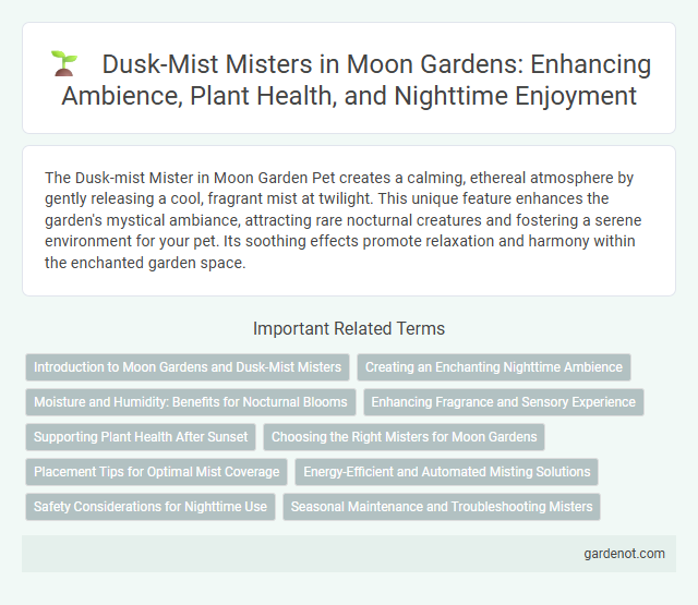 Dusk-Mist Misters in Moon Gardens: Enhancing Ambience, Plant Health, and Nighttime Enjoyment