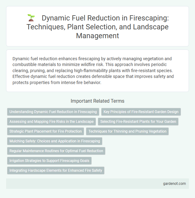 Dynamic Fuel Reduction in Firescaping: Techniques, Plant Selection, and Landscape Management