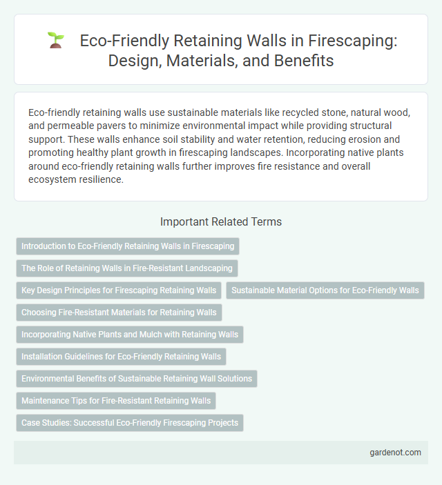 Eco-Friendly Retaining Walls in Firescaping: Design, Materials, and Benefits