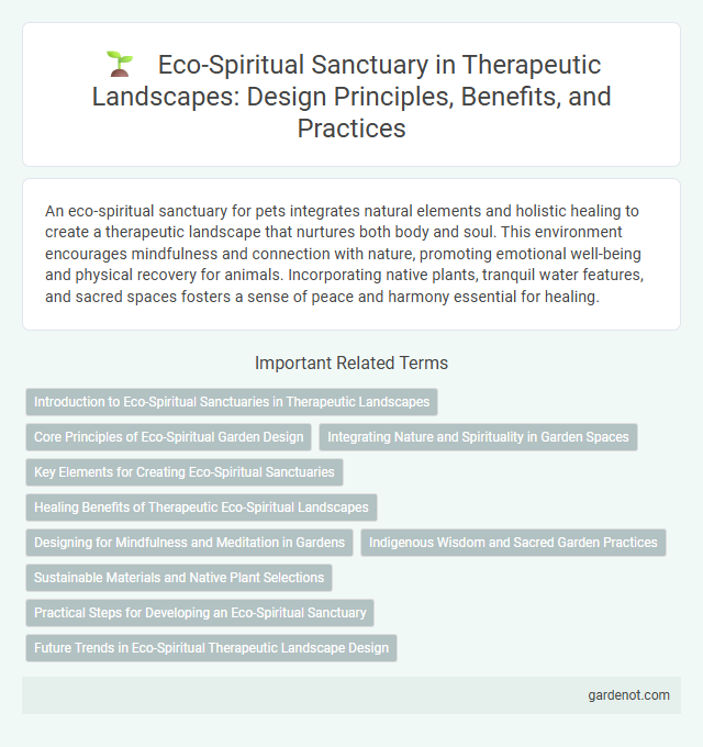 Eco-Spiritual Sanctuary in Therapeutic Landscapes: Design Principles, Benefits, and Practices