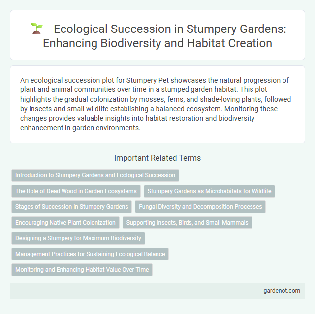 Ecological Succession in Stumpery Gardens: Enhancing Biodiversity and Habitat Creation