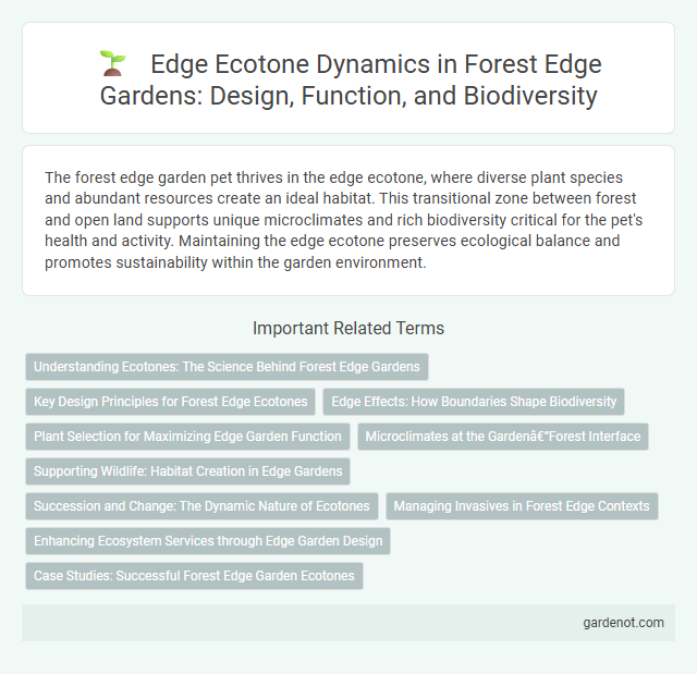Edge Ecotone Dynamics in Forest Edge Gardens: Design, Function, and Biodiversity
