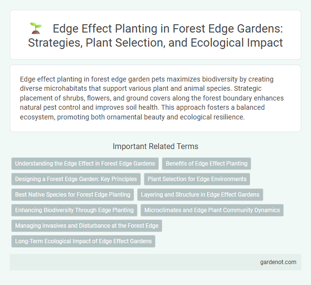 Edge Effect Planting in Forest Edge Gardens: Strategies, Plant Selection, and Ecological Impact