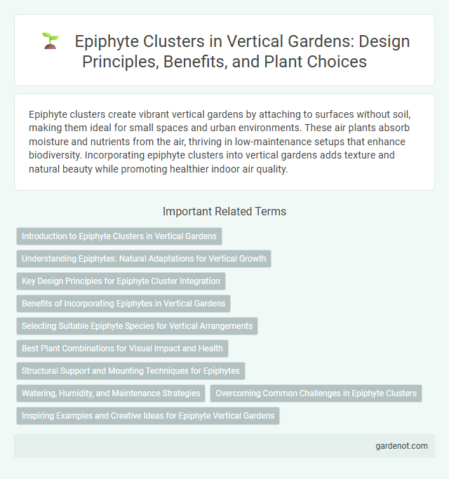 Epiphyte Clusters in Vertical Gardens: Design Principles, Benefits, and Plant Choices