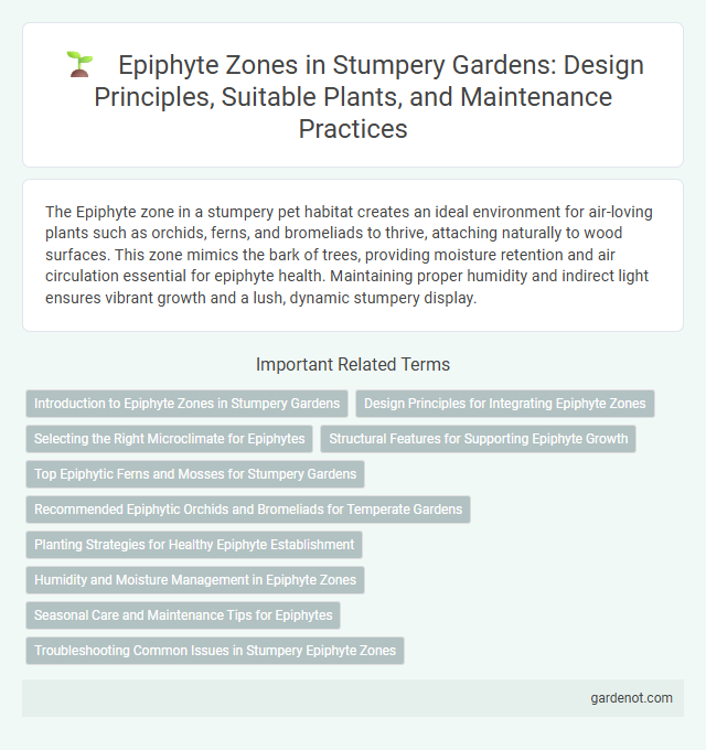 Epiphyte Zones in Stumpery Gardens: Design Principles, Suitable Plants, and Maintenance Practices