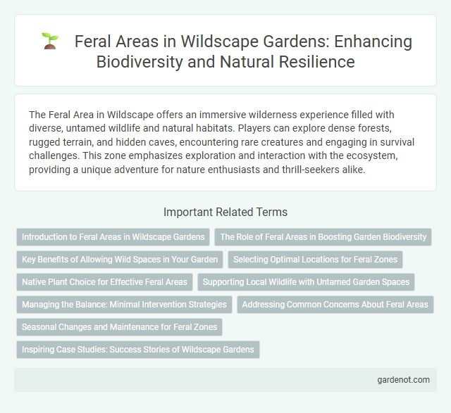 Feral Areas in Wildscape Gardens: Enhancing Biodiversity and Natural Resilience