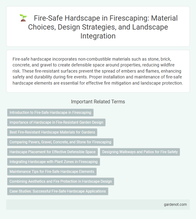 Fire-Safe Hardscape in Firescaping: Material Choices, Design Strategies, and Landscape Integration