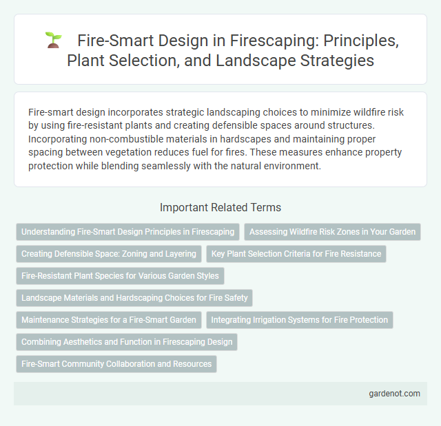 Fire-Smart Design in Firescaping: Principles, Plant Selection, and Landscape Strategies