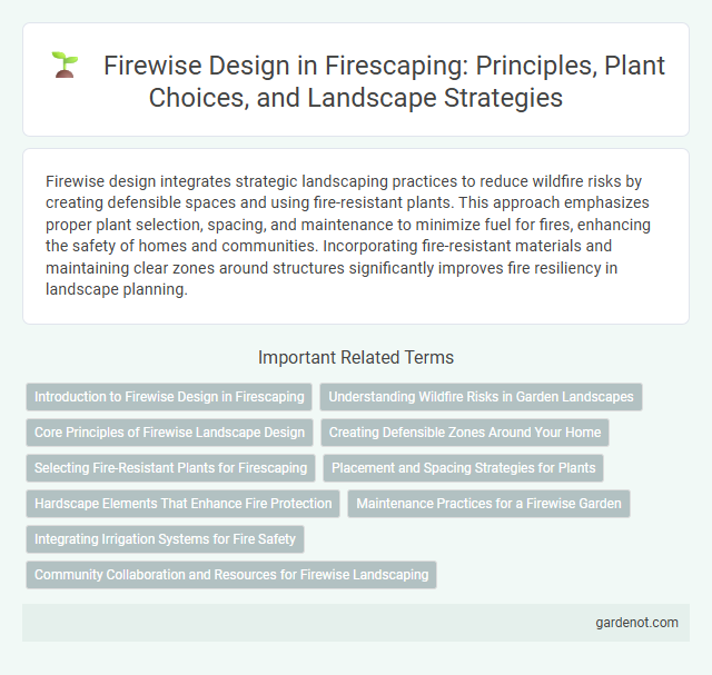 Firewise Design in Firescaping: Principles, Plant Choices, and Landscape Strategies