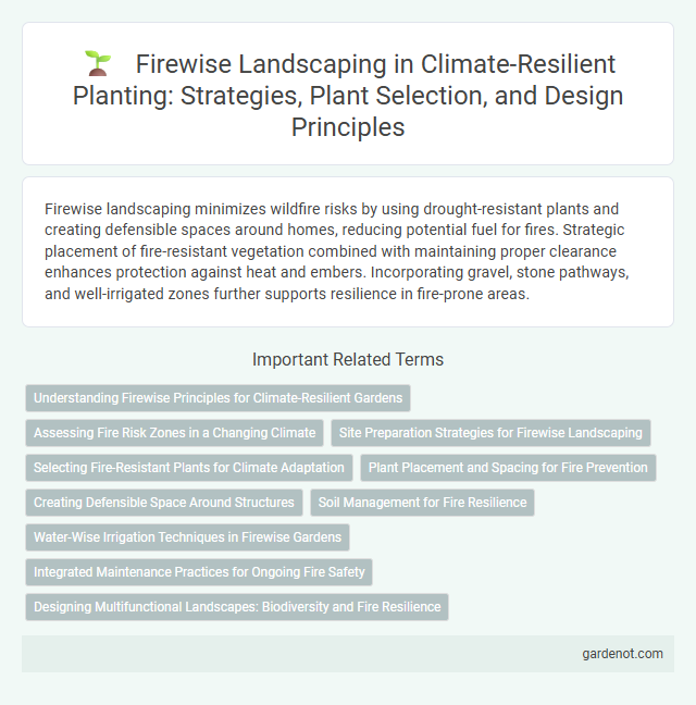 Firewise Landscaping in Climate-Resilient Planting: Strategies, Plant Selection, and Design Principles