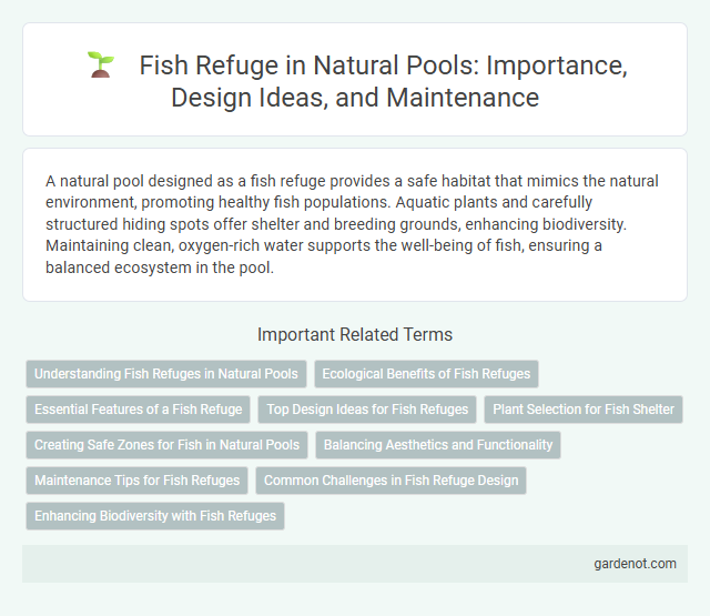 Fish Refuge in Natural Pools: Importance, Design Ideas, and Maintenance