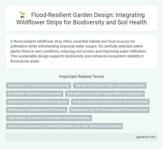 Flood-Resilient Garden Design: Integrating Wildflower Strips for Biodiversity and Soil Health