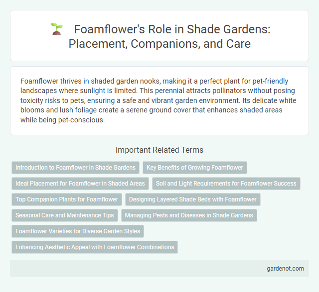 Foamflower's Role in Shade Gardens: Placement, Companions, and Care